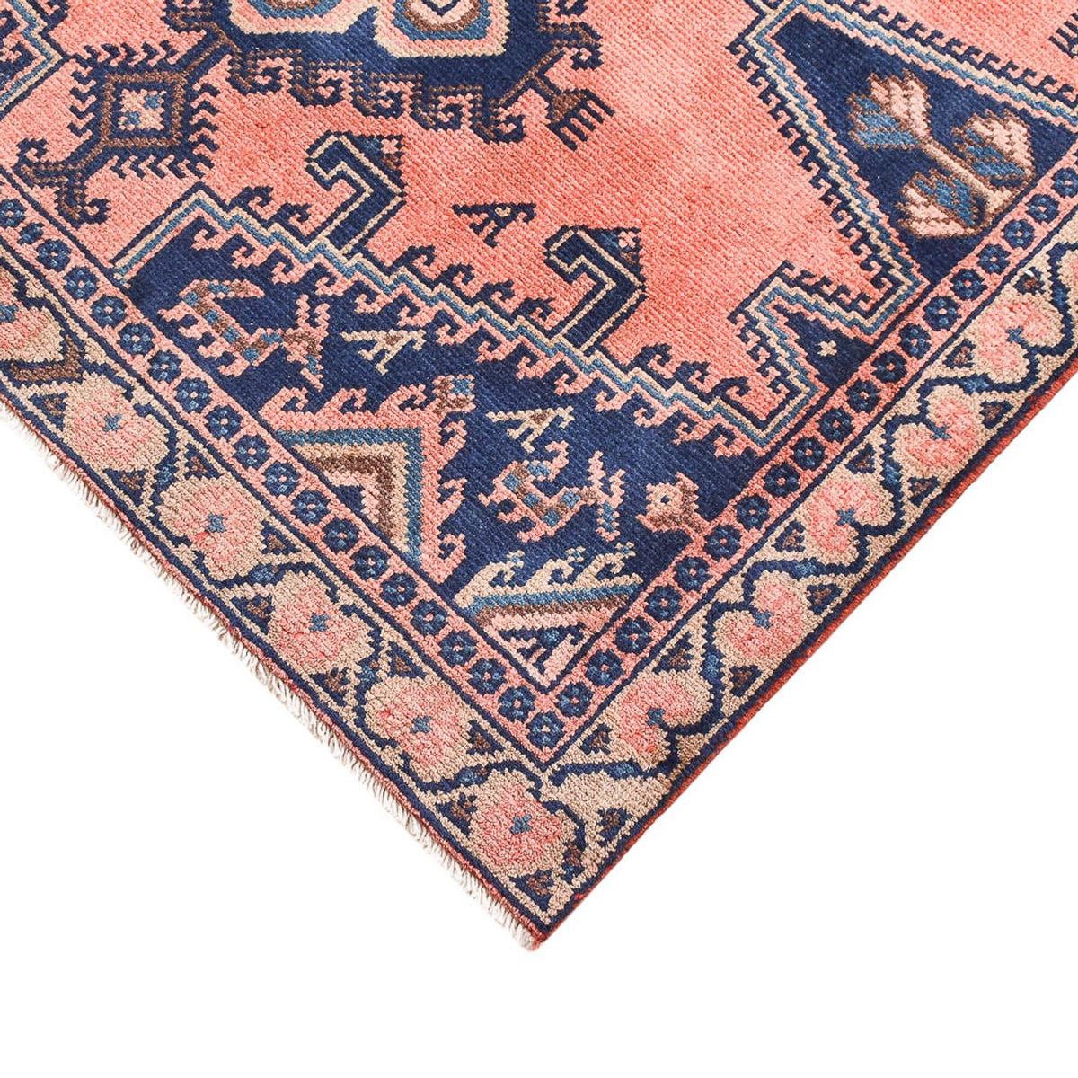 Alfombra persa - Nómada - 160 x 103 cm - rojo claro