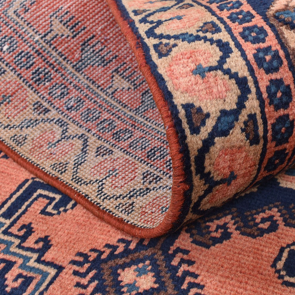 Alfombra persa - Nómada - 160 x 103 cm - rojo claro