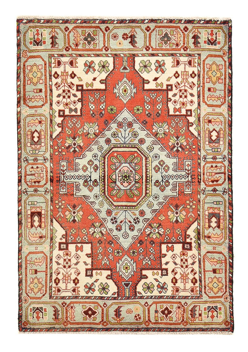 Alfombra persa - Nómada - 145 x 100 cm - multicolor