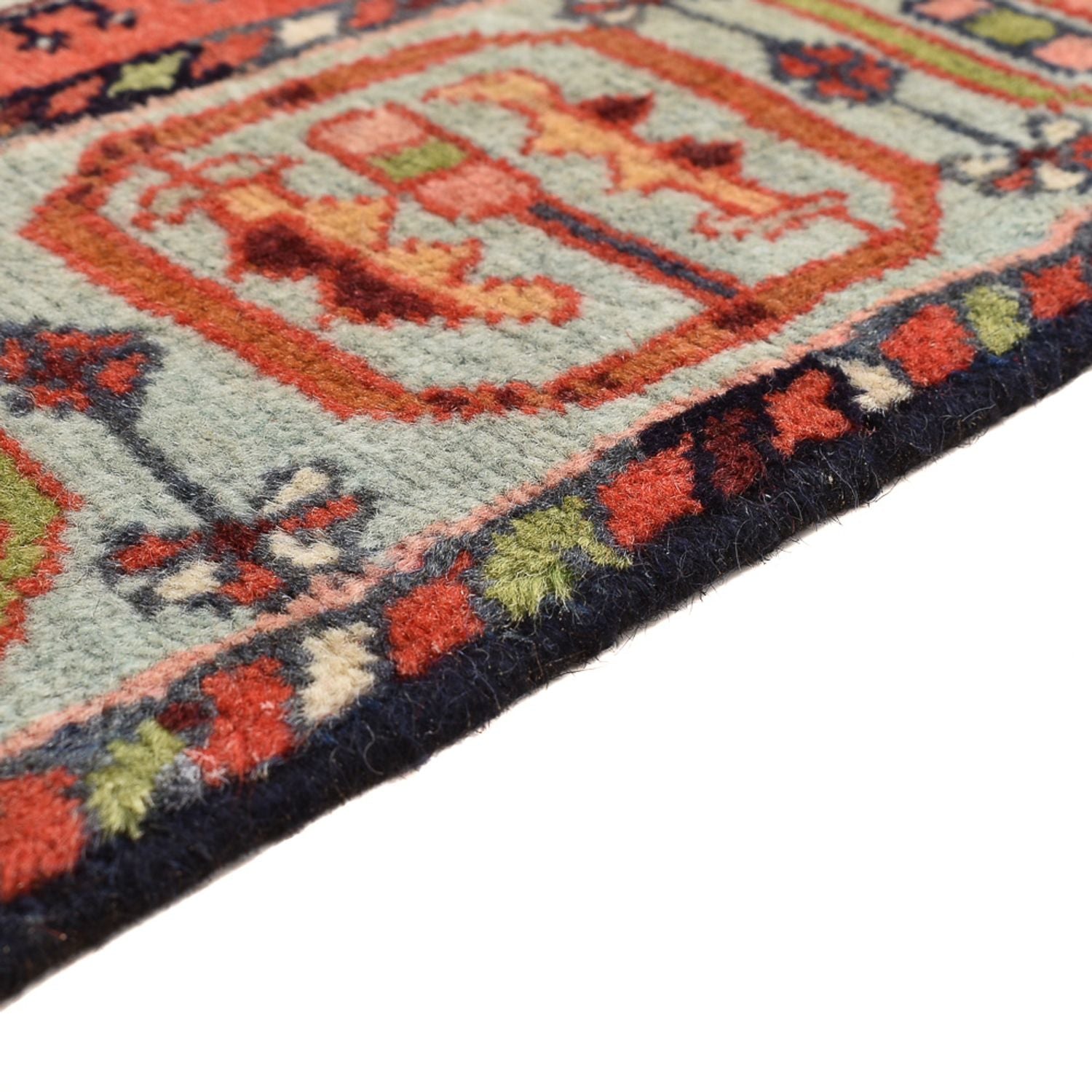 Alfombra persa - Nómada - 145 x 100 cm - multicolor