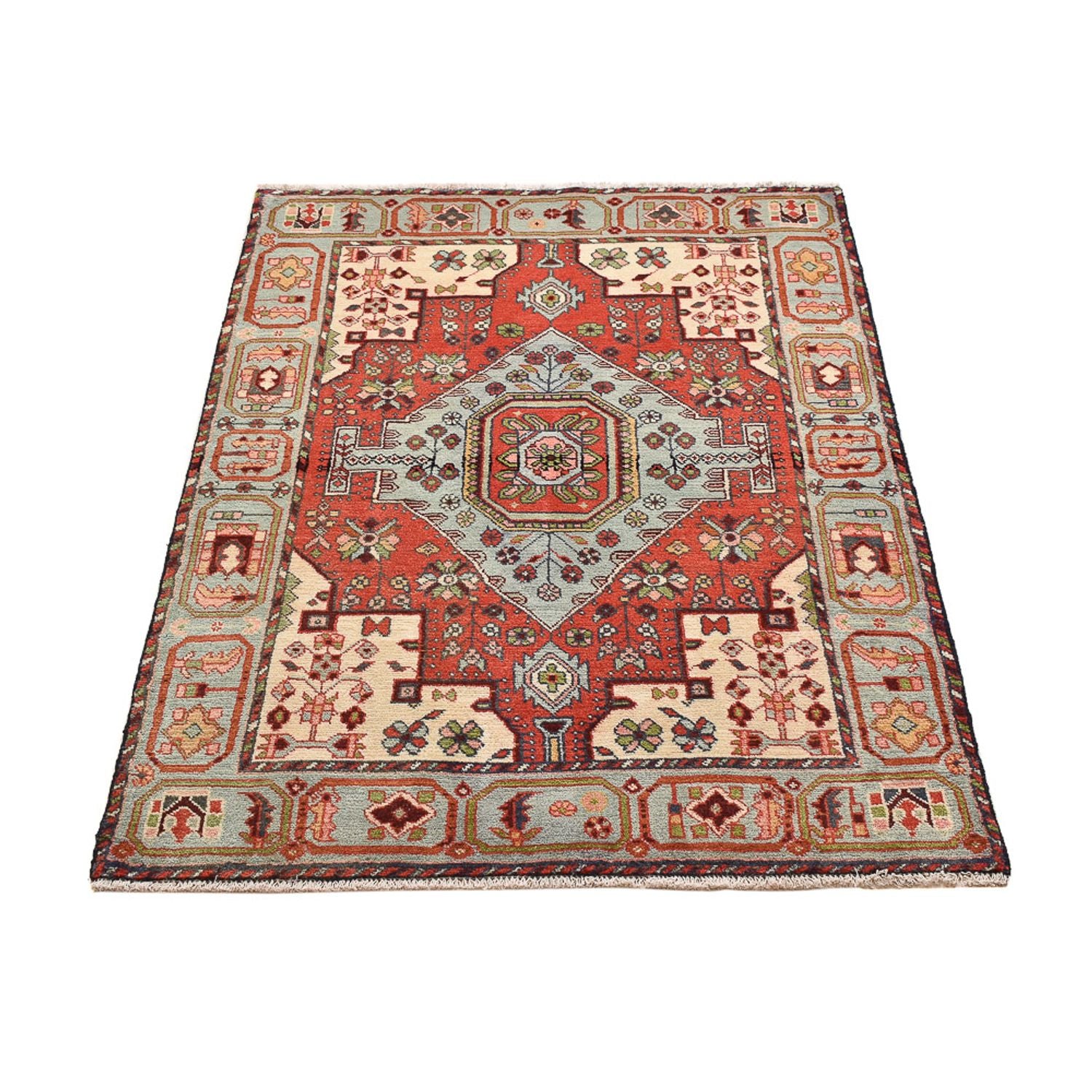 Alfombra persa - Nómada - 145 x 100 cm - multicolor