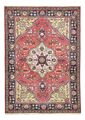 Alfombra persa - Tabriz - 144 x 100 cm - rojo claro