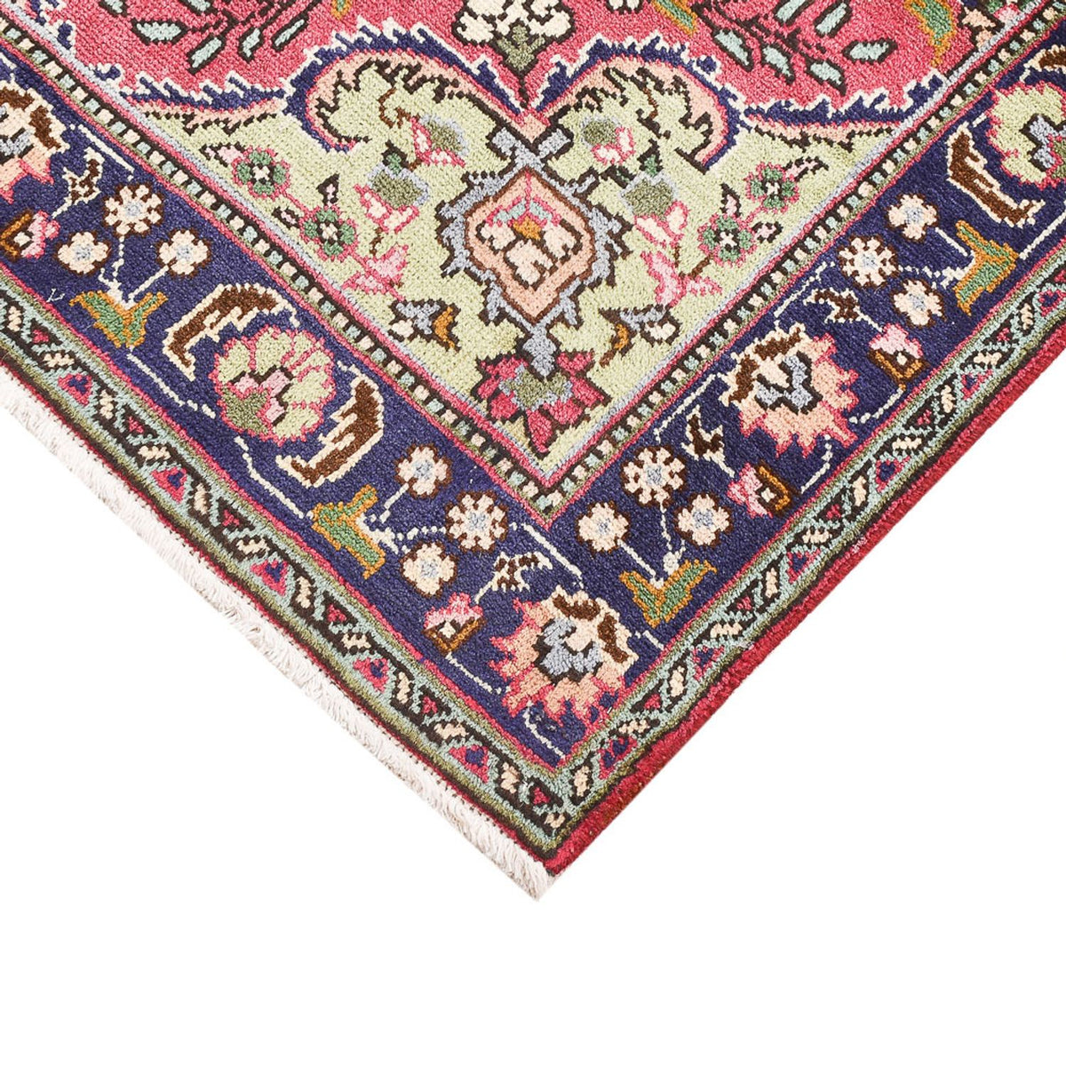 Alfombra persa - Tabriz - 144 x 100 cm - rojo claro