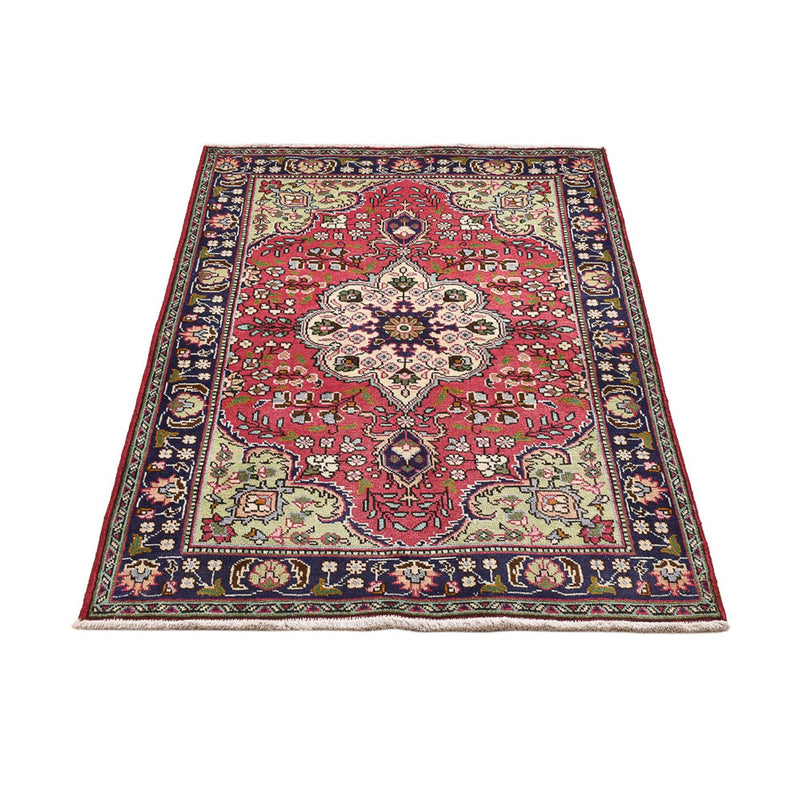 Alfombra persa - Tabriz - 144 x 100 cm - rojo claro
