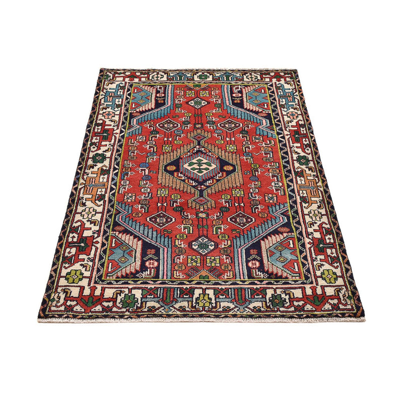 Alfombra persa - Nómada - 145 x 96 cm - rojo