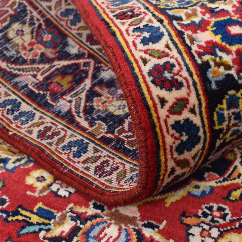 Alfombra persa - Keshan - 155 x 105 cm - rojo