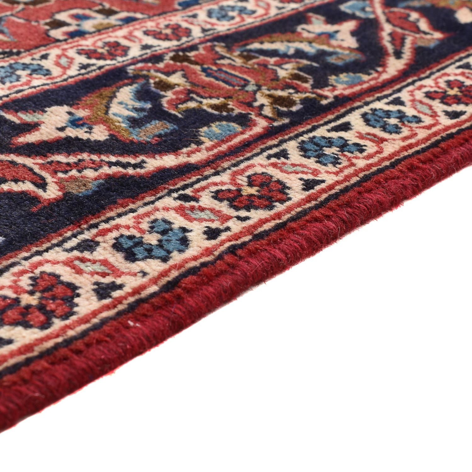 Alfombra persa - Keshan - 147 x 107 cm - rojo