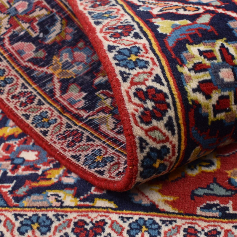 Alfombra persa - Keshan - 143 x 93 cm - rojo