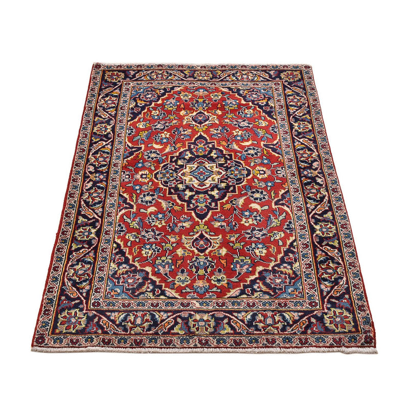 Alfombra persa - Keshan - 143 x 93 cm - rojo