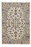 Alfombra persa - Keshan - 140 x 92 cm - gris claro