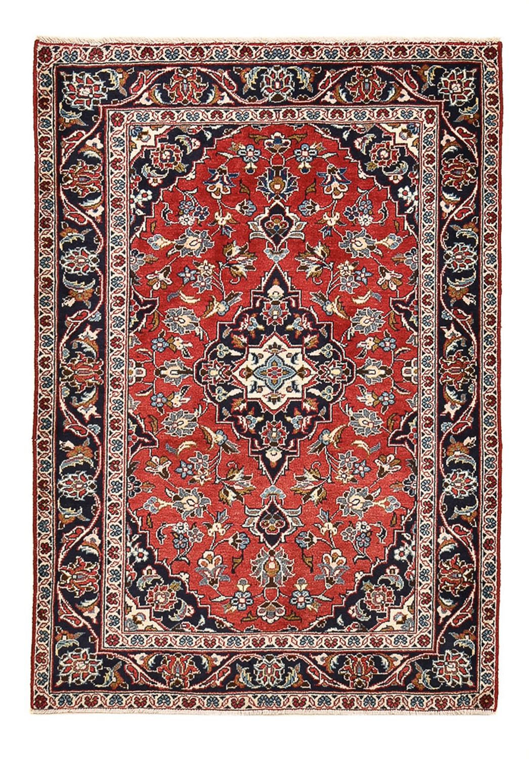 Alfombra persa - Keshan - 144 x 96 cm - rojo