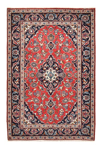 Alfombra persa - Keshan - 152 x 100 cm - rojo