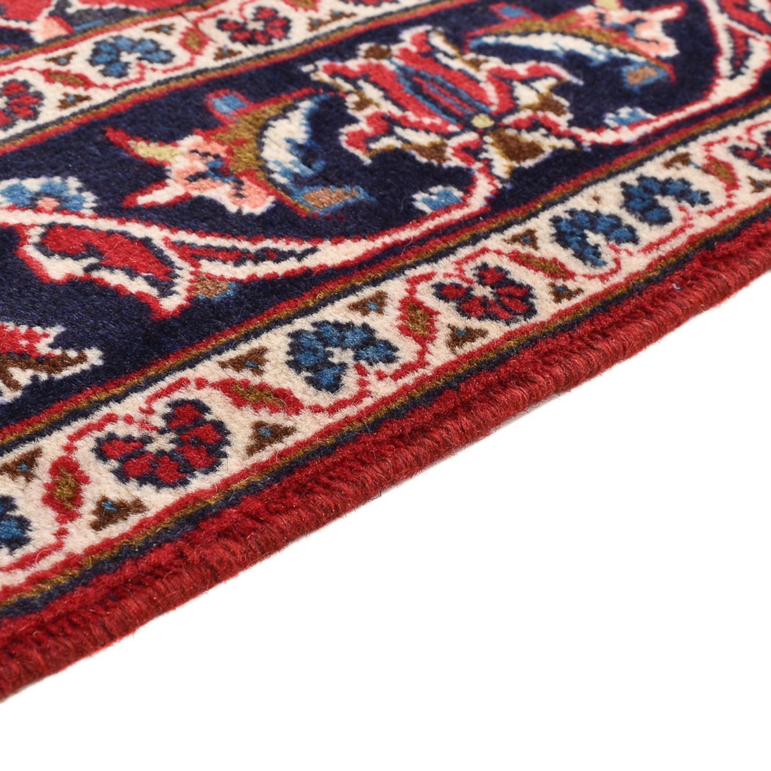 Alfombra persa - Keshan - 152 x 100 cm - rojo
