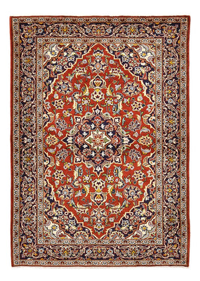 Alfombra persa - Keshan - 159 x 110 cm - rojo