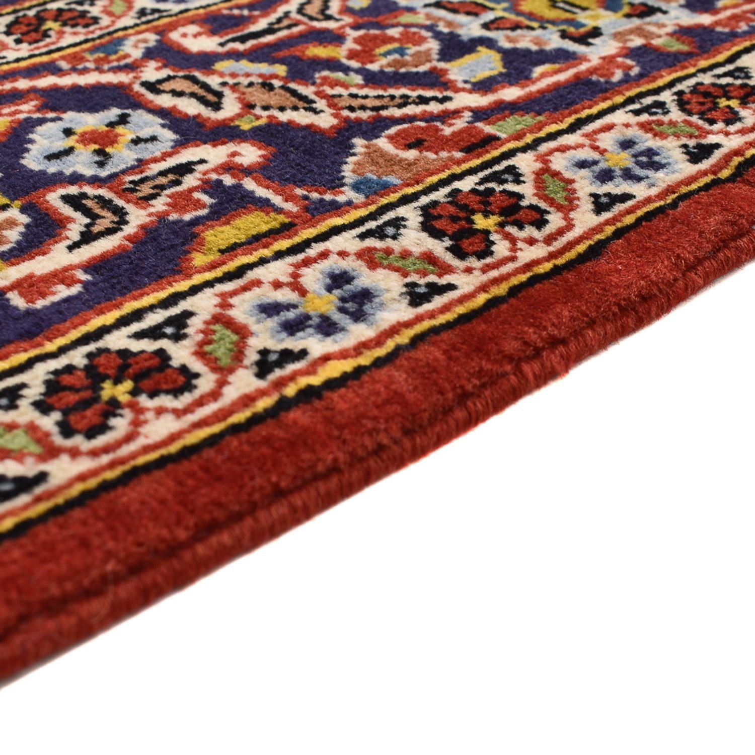 Alfombra persa - Keshan - 159 x 110 cm - rojo