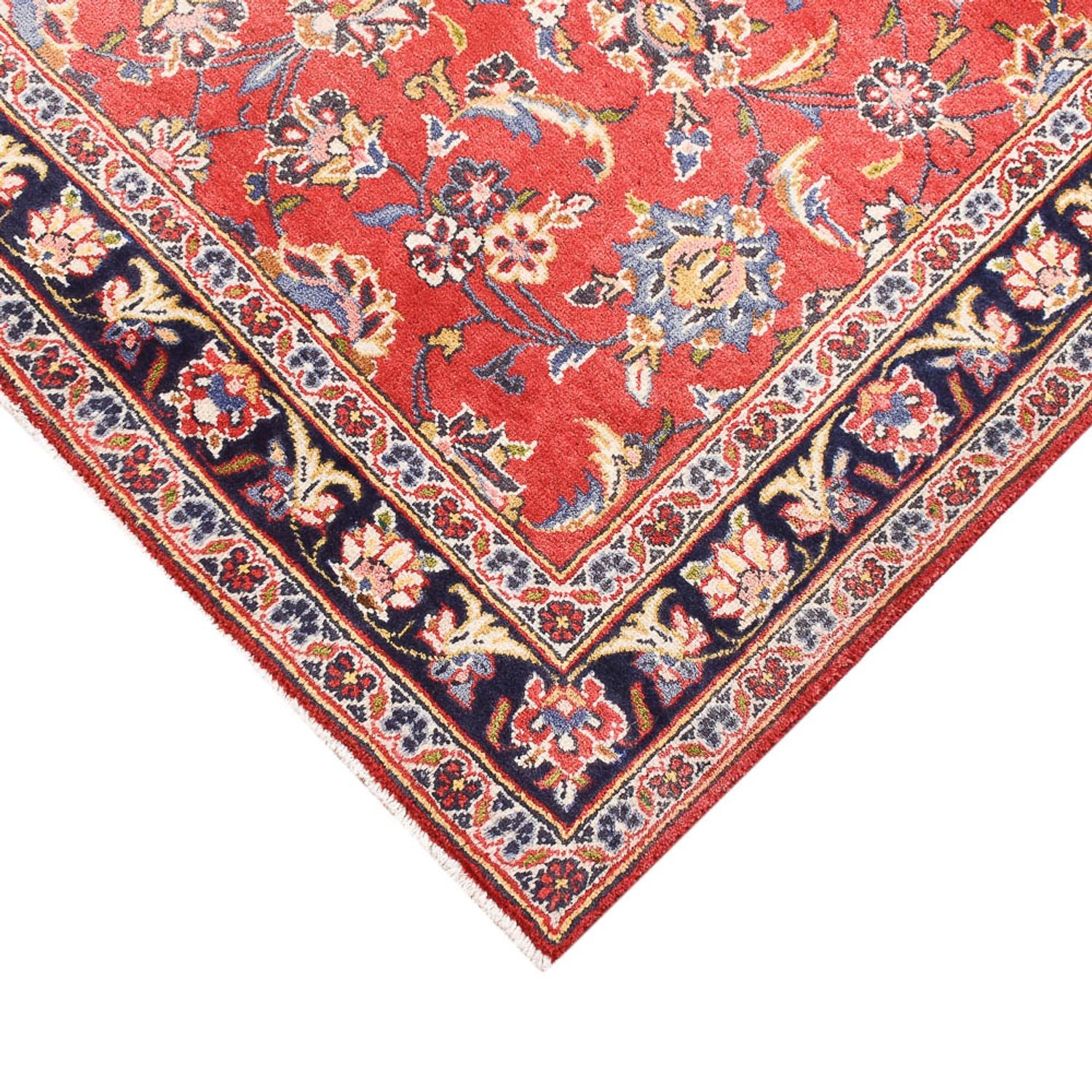 Alfombra persa - Keshan - 162 x 101 cm - rojo