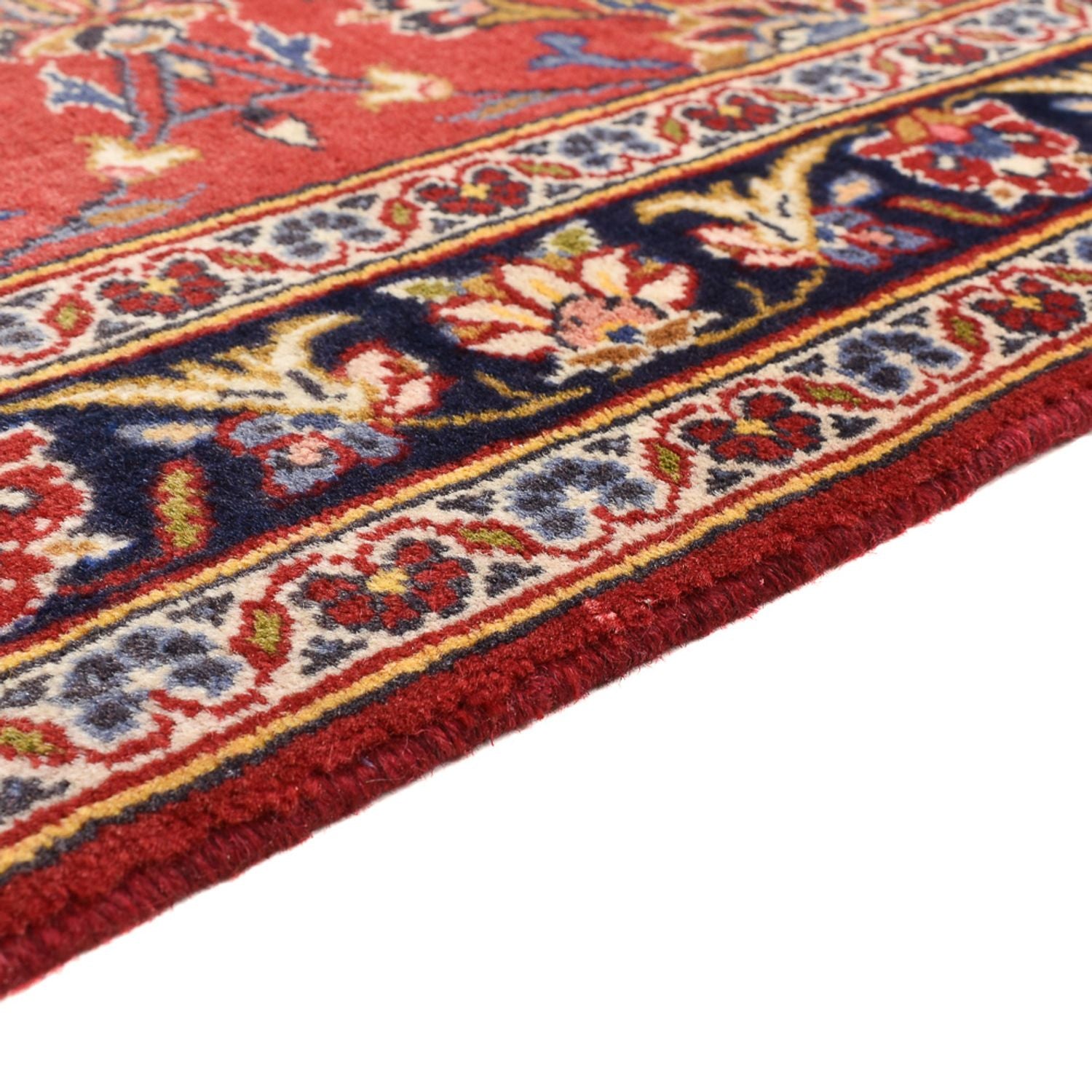 Alfombra persa - Keshan - 162 x 101 cm - rojo