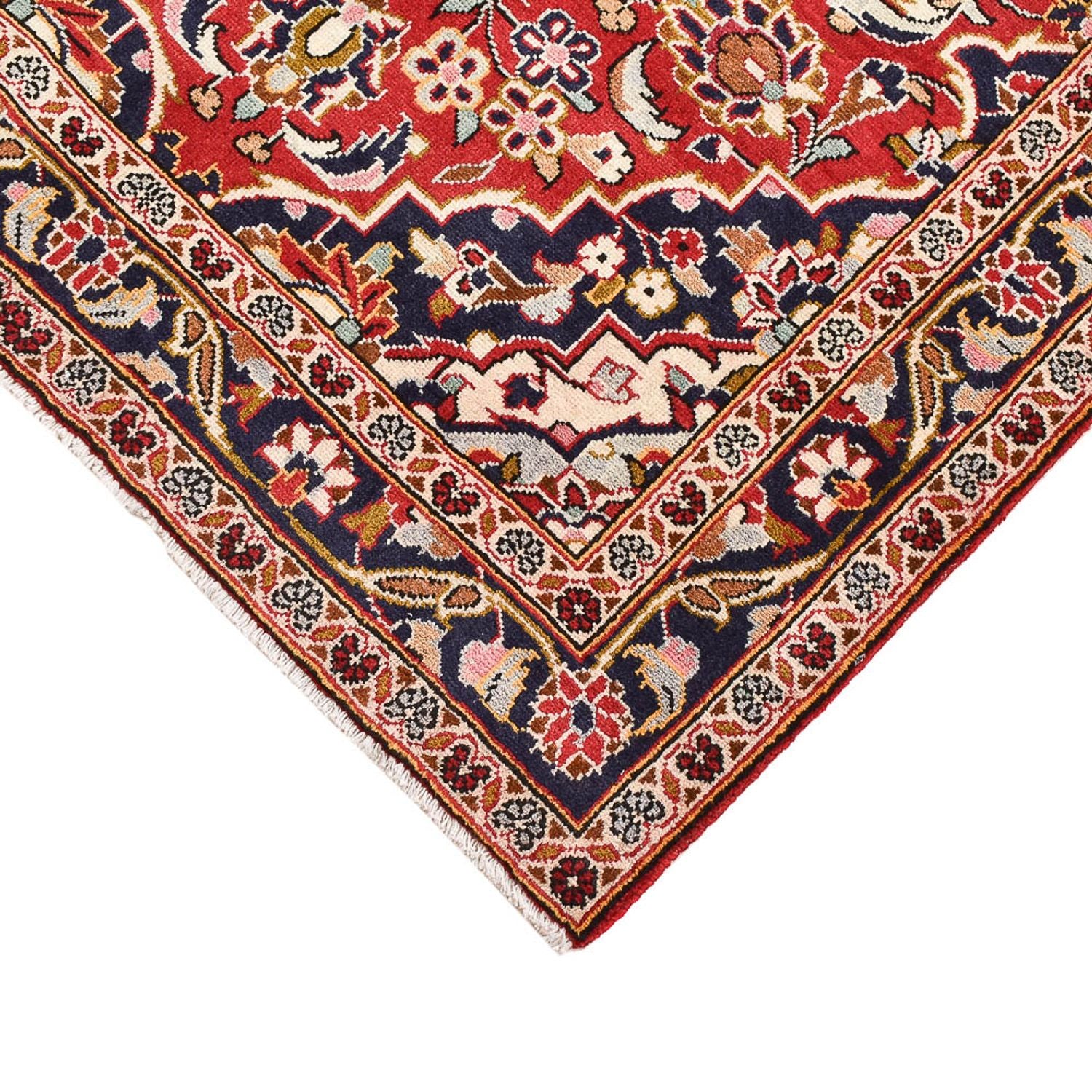 Alfombra persa - Keshan - 153 x 104 cm - rojo