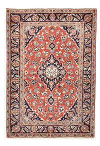 Alfombra persa - Keshan - 147 x 98 cm - rojo