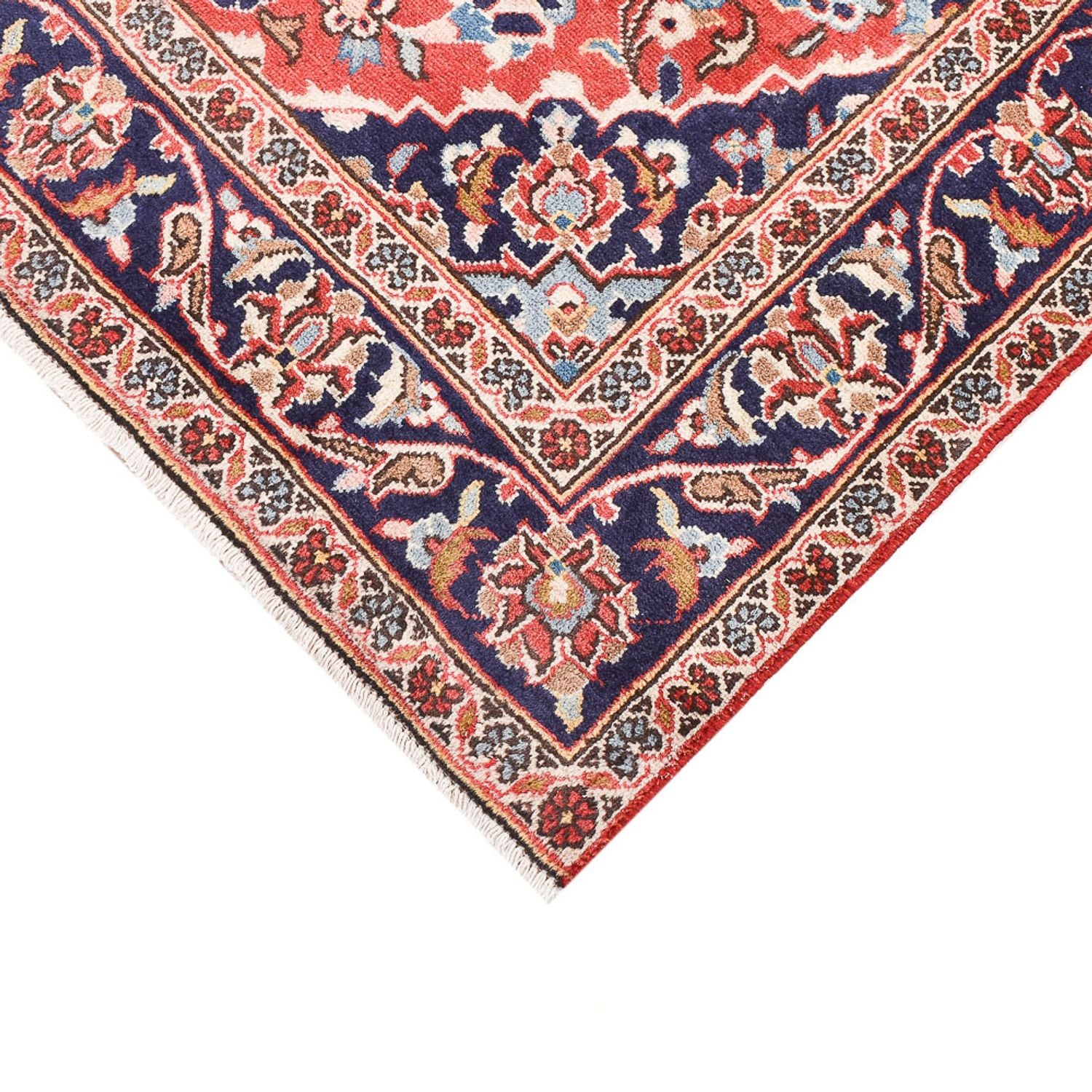 Alfombra persa - Keshan - 147 x 98 cm - rojo