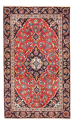 Alfombra persa - Keshan - 155 x 89 cm - rojo