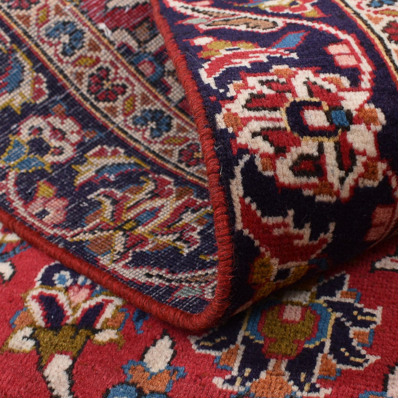 Alfombra persa - Keshan - 155 x 89 cm - rojo
