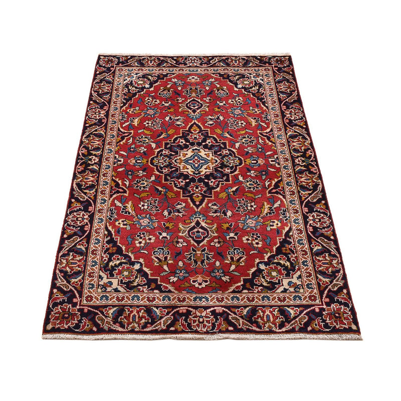 Alfombra persa - Keshan - 155 x 89 cm - rojo