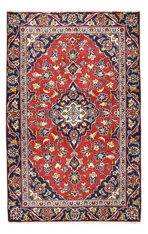 Alfombra persa - Keshan - 142 x 90 cm - rojo