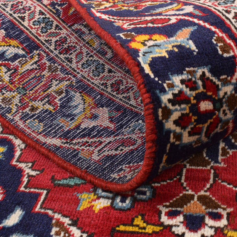 Alfombra persa - Keshan - 142 x 90 cm - rojo