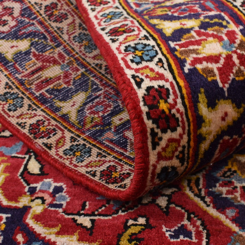 Alfombra persa - Keshan - 161 x 97 cm - rojo