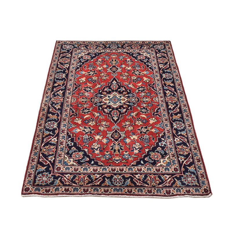Alfombra persa - Keshan - 150 x 98 cm - rojo