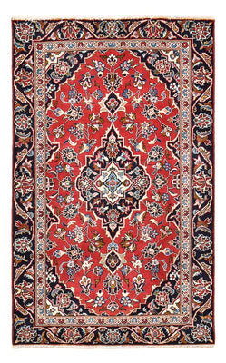 Alfombra persa - Keshan - 142 x 90 cm - rojo
