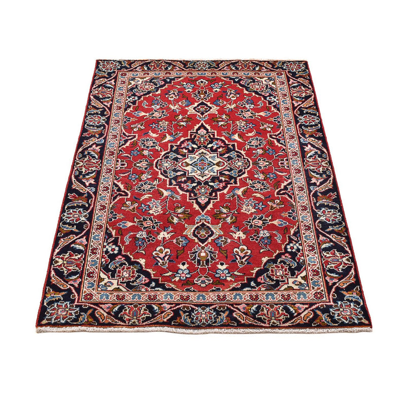 Alfombra persa - Keshan - 142 x 90 cm - rojo