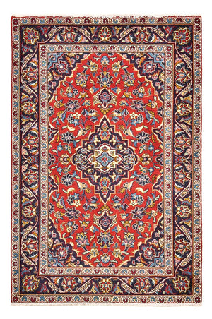 Alfombra persa - Keshan - 150 x 100 cm - rojo
