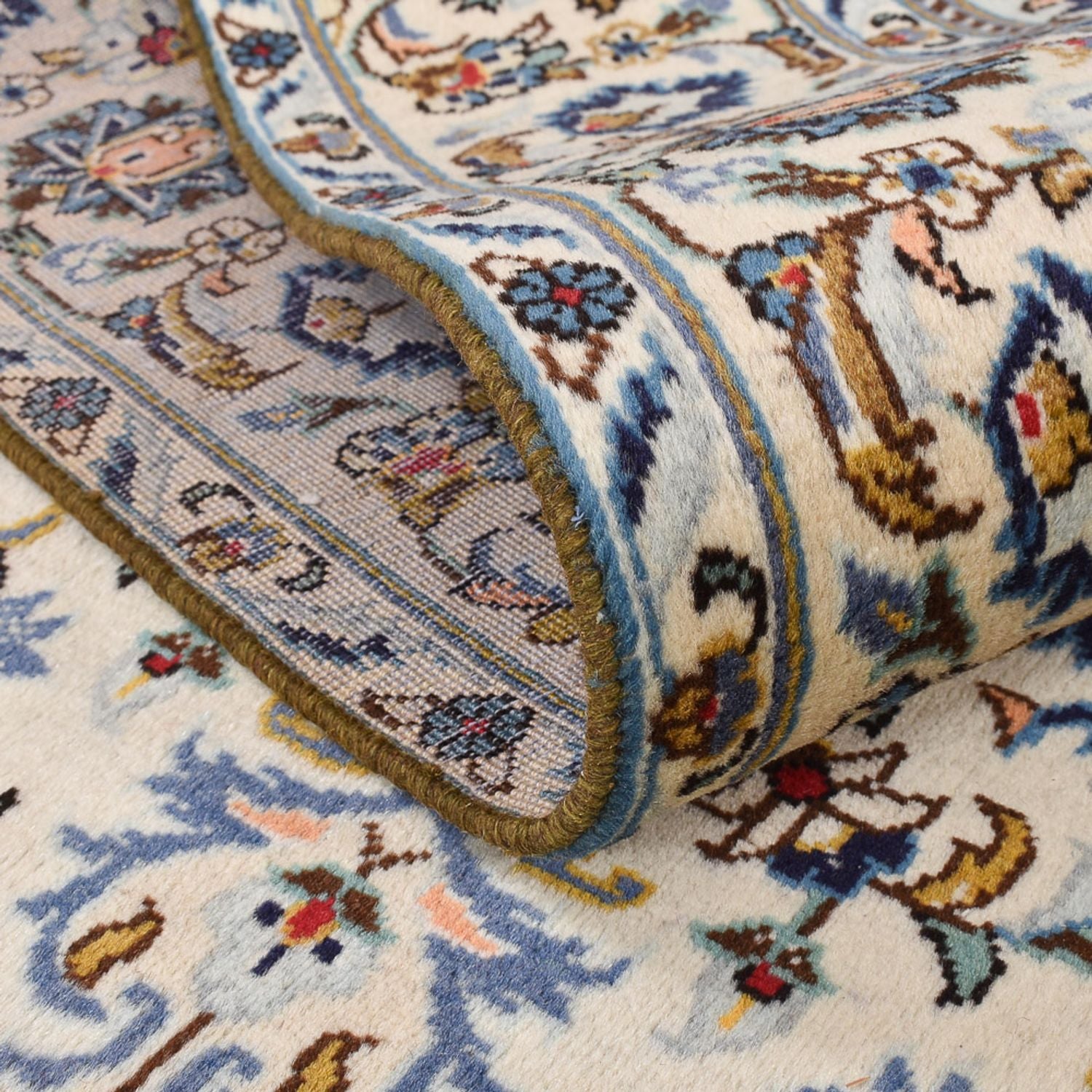 Alfombra persa - Keshan - 247 x 143 cm - multicolor