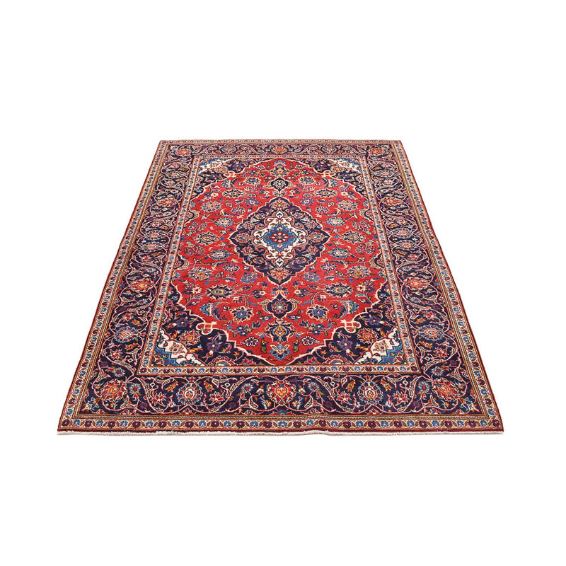 Alfombra persa - Keshan - 210 x 152 cm - rojo