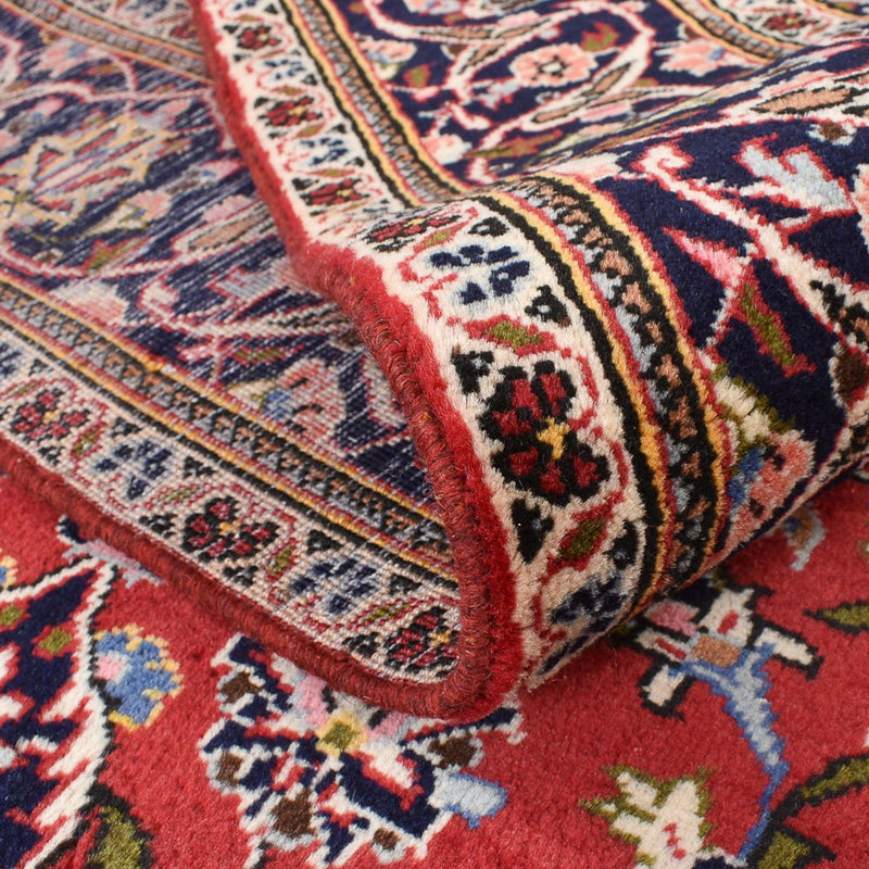 Alfombra persa - Keshan - 248 x 150 cm - rojo