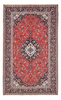 Alfombra persa - Keshan - 253 x 144 cm - rojo