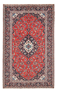 Alfombra persa - Keshan - 253 x 144 cm - rojo