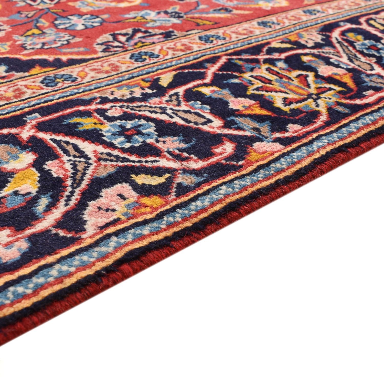 Alfombra persa - Keshan - 235 x 140 cm - rojo
