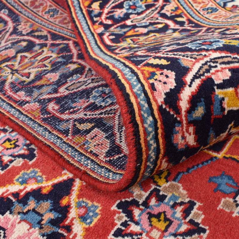 Alfombra persa - Keshan - 235 x 140 cm - rojo