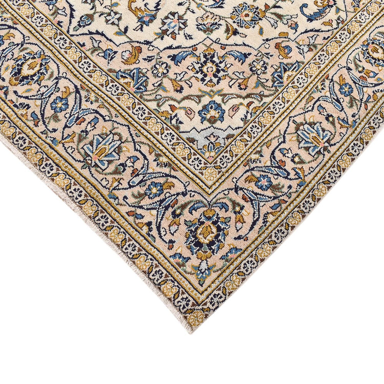 Alfombra persa - Keshan - 264 x 145 cm - arena