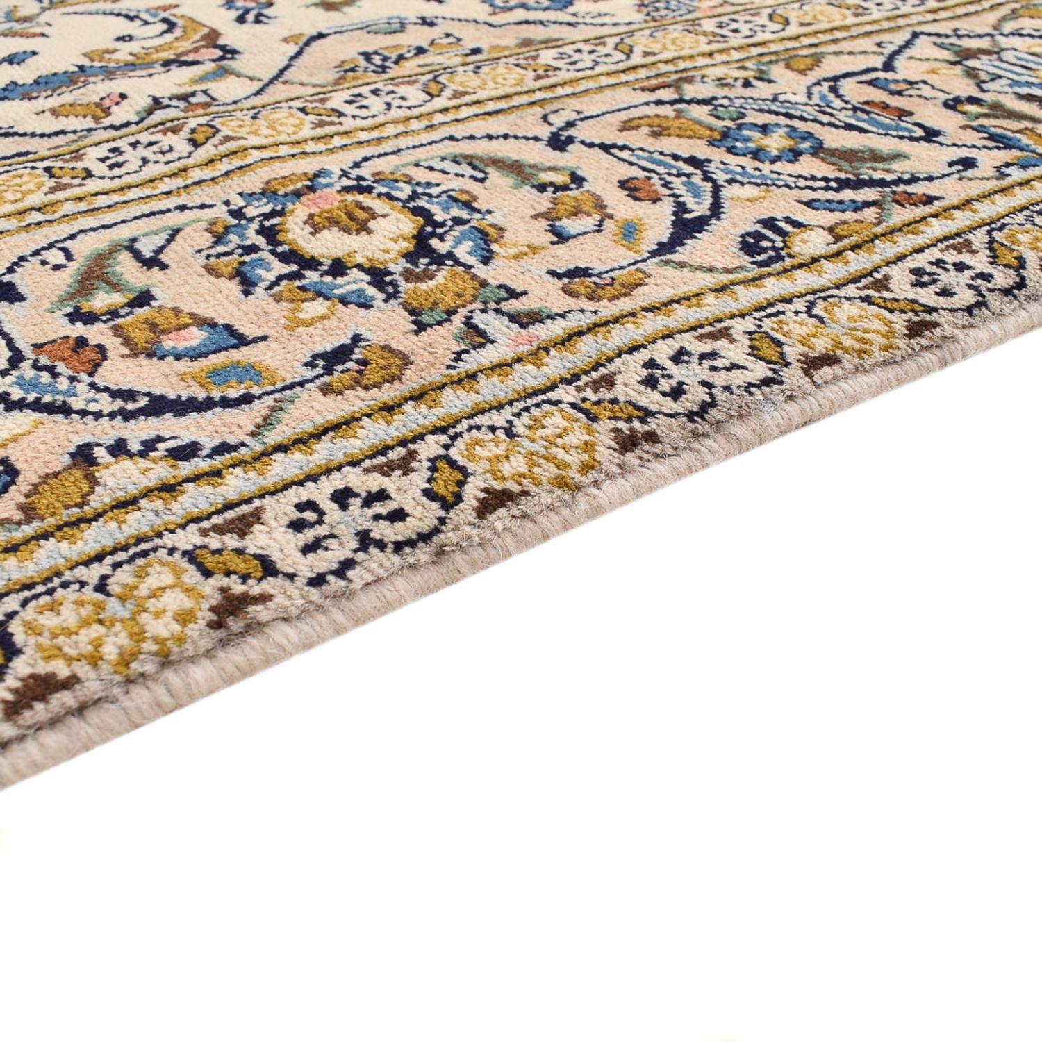 Alfombra persa - Keshan - 264 x 145 cm - arena