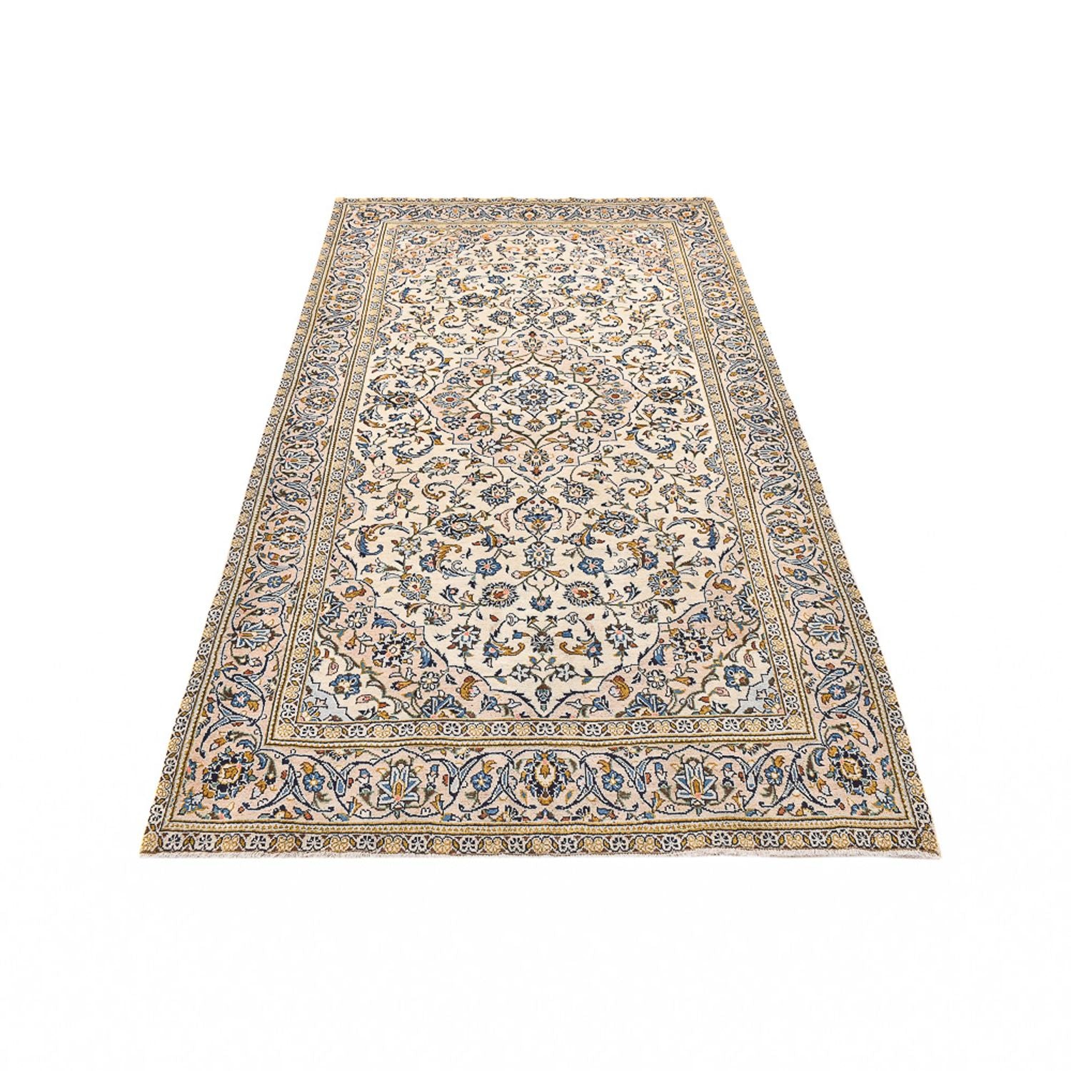 Alfombra persa - Keshan - 264 x 145 cm - arena