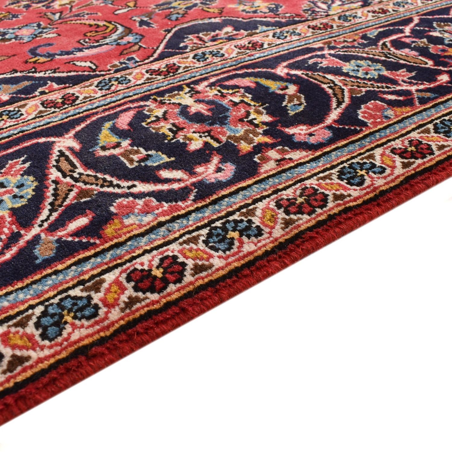 Alfombra persa - Keshan - 270 x 144 cm - rojo