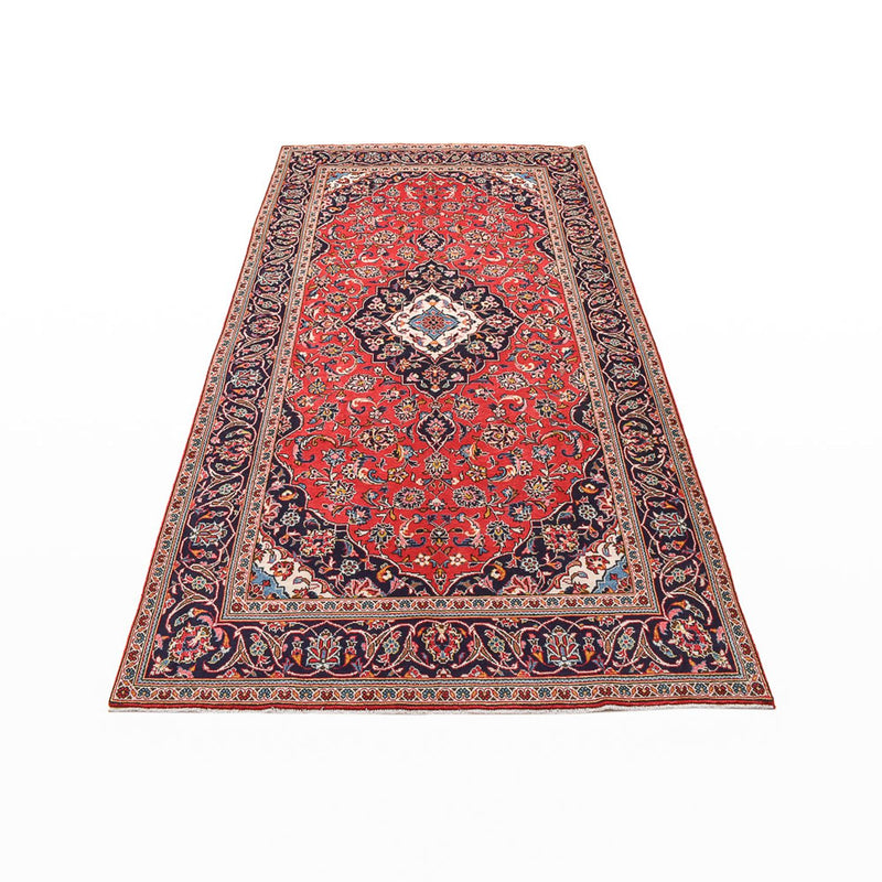 Alfombra persa - Keshan - 270 x 144 cm - rojo
