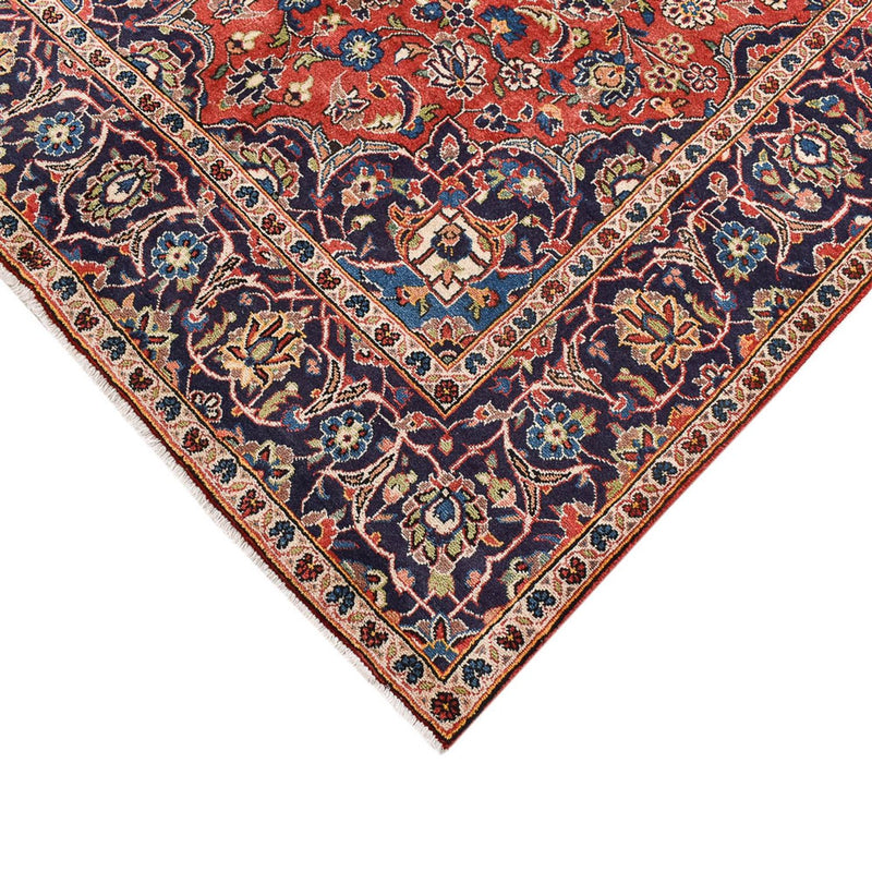 Alfombra persa - Keshan - 263 x 146 cm - rojo claro