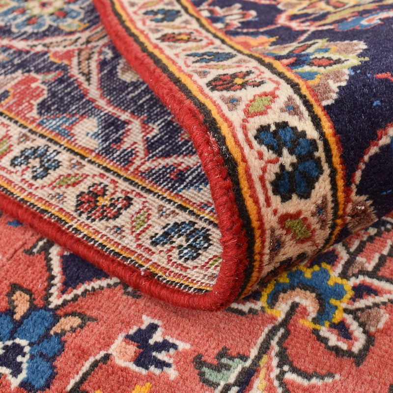 Alfombra persa - Keshan - 263 x 146 cm - rojo claro