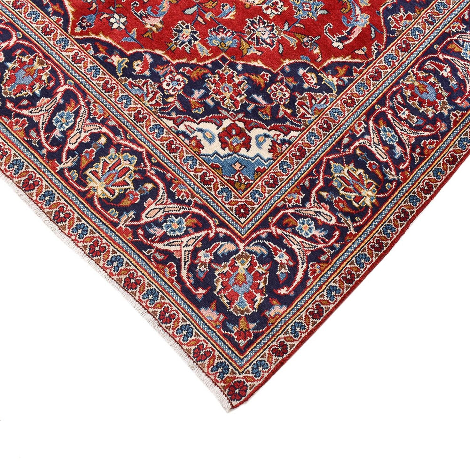 Alfombra persa - Keshan - 255 x 151 cm - rojo