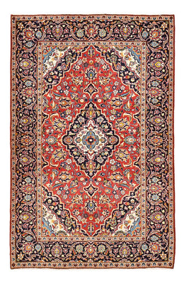 Alfombra persa - Keshan - 234 x 147 cm - rojo
